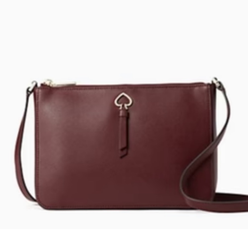 Kate Spade New York Adel medium top zip crossbody satchel
Cherrywood
NWT - Picture 13 of 16